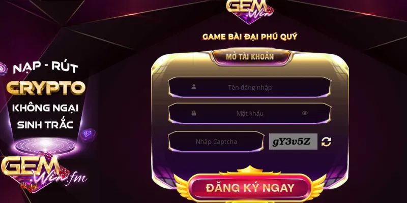 Thủ tục đăng ký Gemwin hiệu quả và an toàn