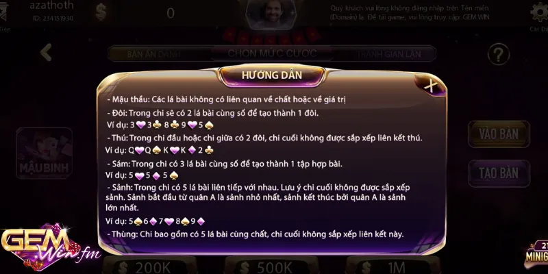 Tổ hợp bài sẽ giúp bạn thắng lợi