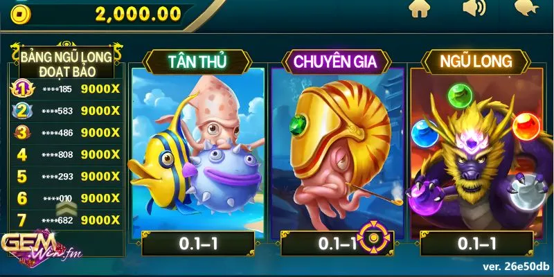 Bắn cá Ngũ Long sở hữu đồ họa rất bắt mắt