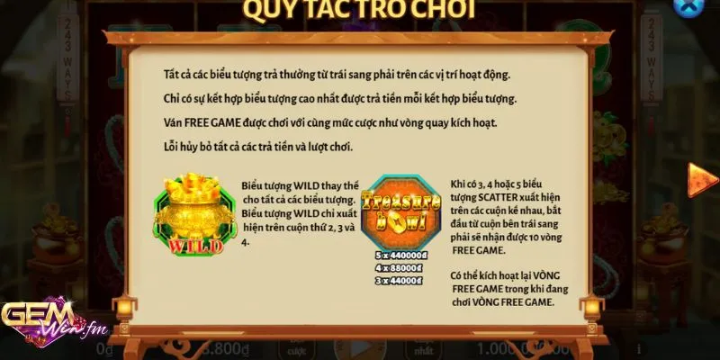 Một số biểu tượng đặc biệt trong game